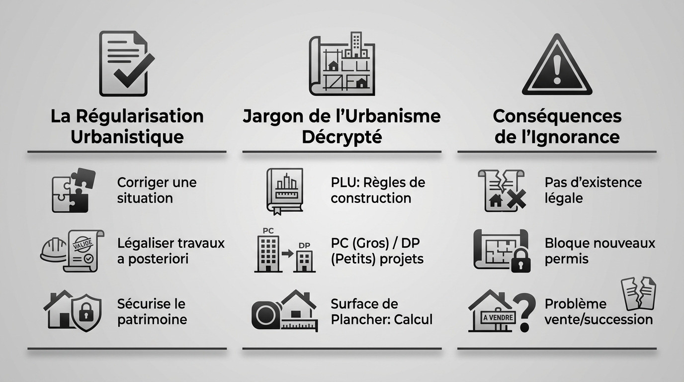 Conséquences juridiques et financières d'une absence de régularisation urbanistique