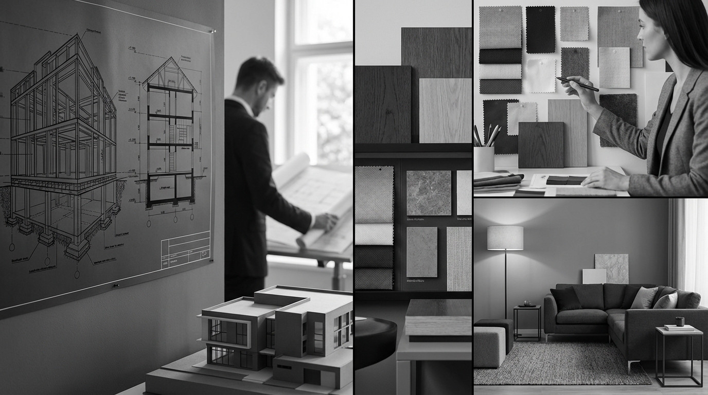 Différences entre architectes et architectes d’intérieur